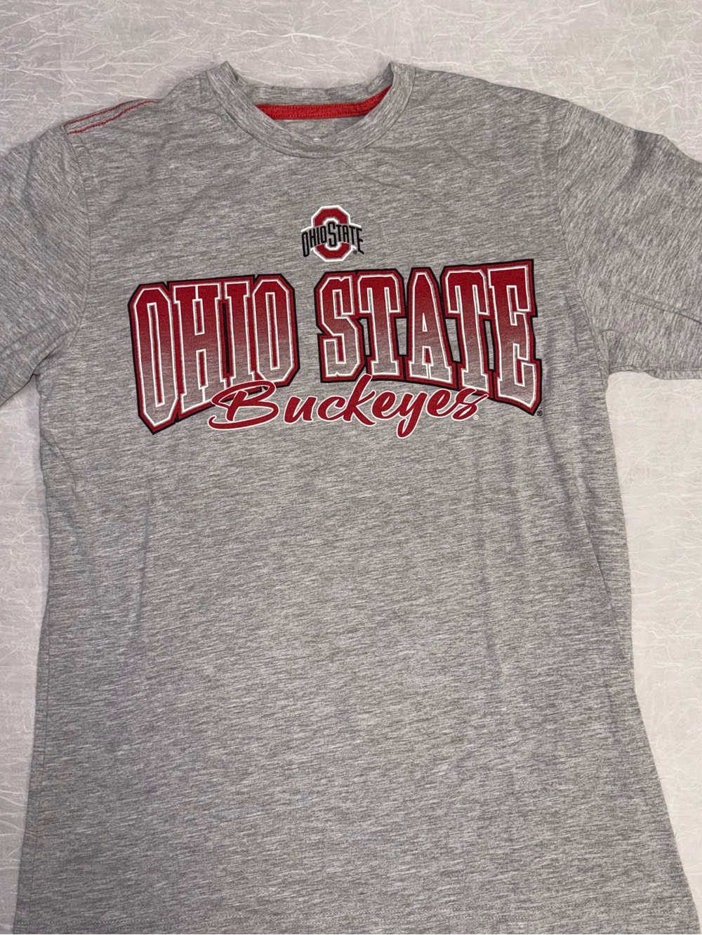 Ohio State Buckeyes Men’s Medium Gray Colosseum T-Shirt OSU NCAA